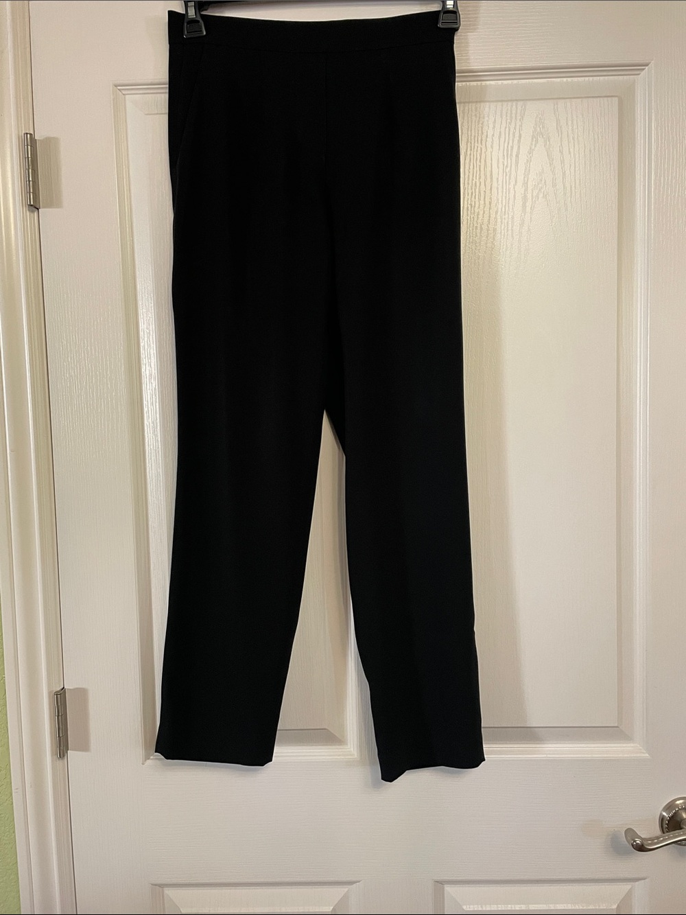 Aritzia Black Straight-Leg Pull-On Pants 6